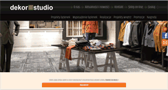 Desktop Screenshot of dekor-studio.pl