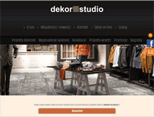 Tablet Screenshot of dekor-studio.pl